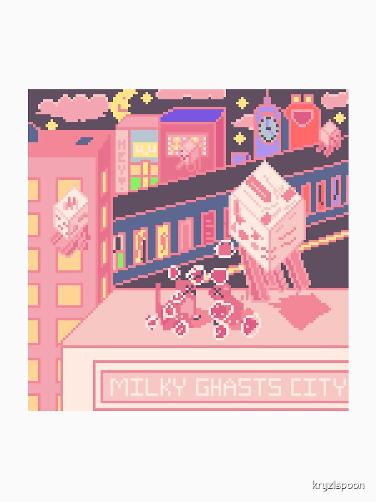 Milky Ghasts City by kryzlspoon