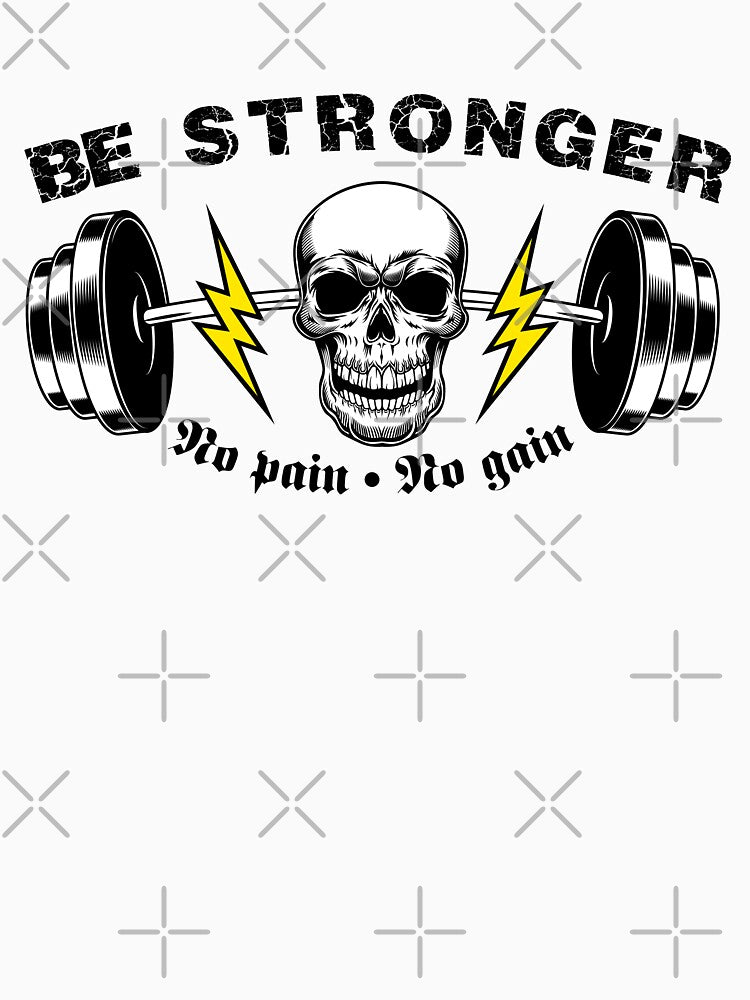 Be Stronger - no pain no gain by SHINIGAMI-SHOP T-Shirts, Hoodie, Sweatshirt | BlankRebels.com (Image 3)