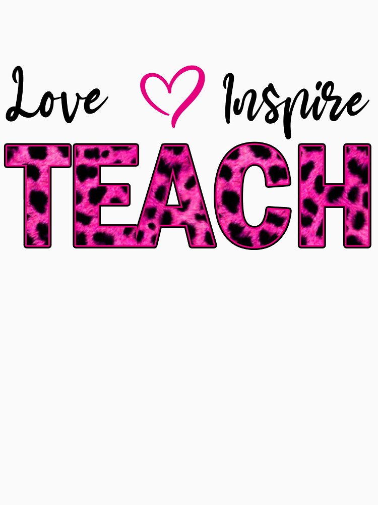 Teach Love Inspire Shirt, Teacher Gift, Teacher Shirt, Elementary School Teacher Shirt, Preschool Teacher,... (Image 3)