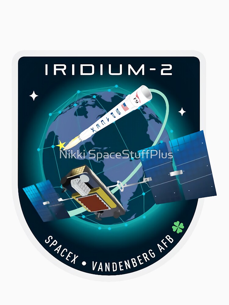 Iridium 2 Launch Team Logo by Nikki SpaceStuffPlus