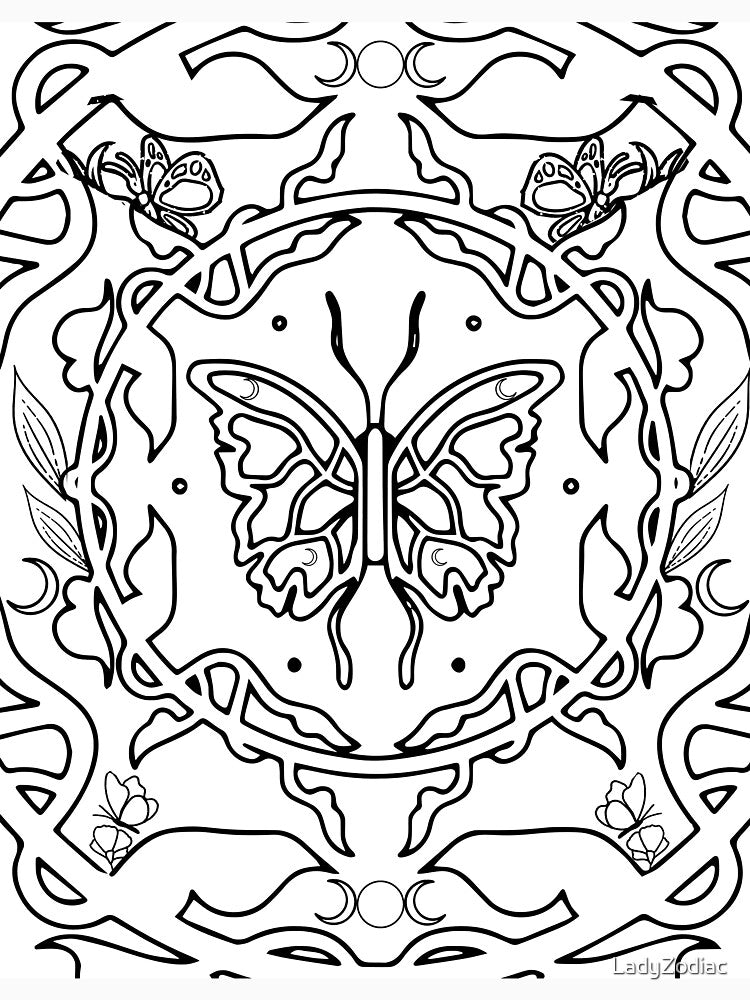 Cosmic Butterfly Effect by LadyZodiac T-Shirts, Hoodie, Sweatshirt | BlankRebels.com (Image 3)