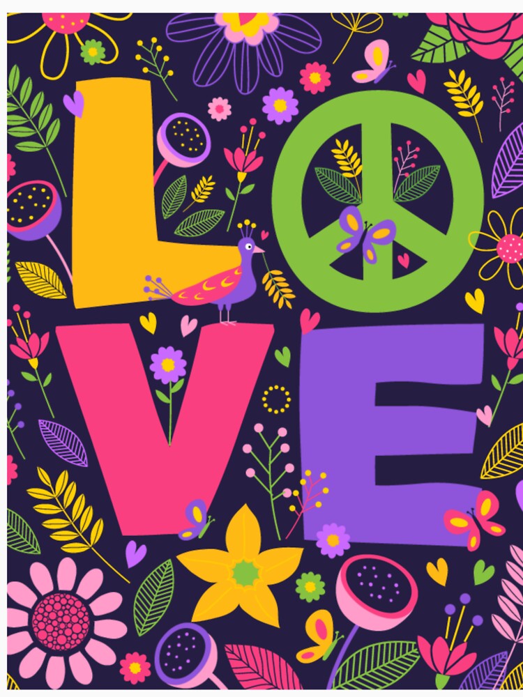 Hippie Love by Wandering-aura T-Shirts, Hoodie, Sweatshirt | BlankRebels.com (Image 2)