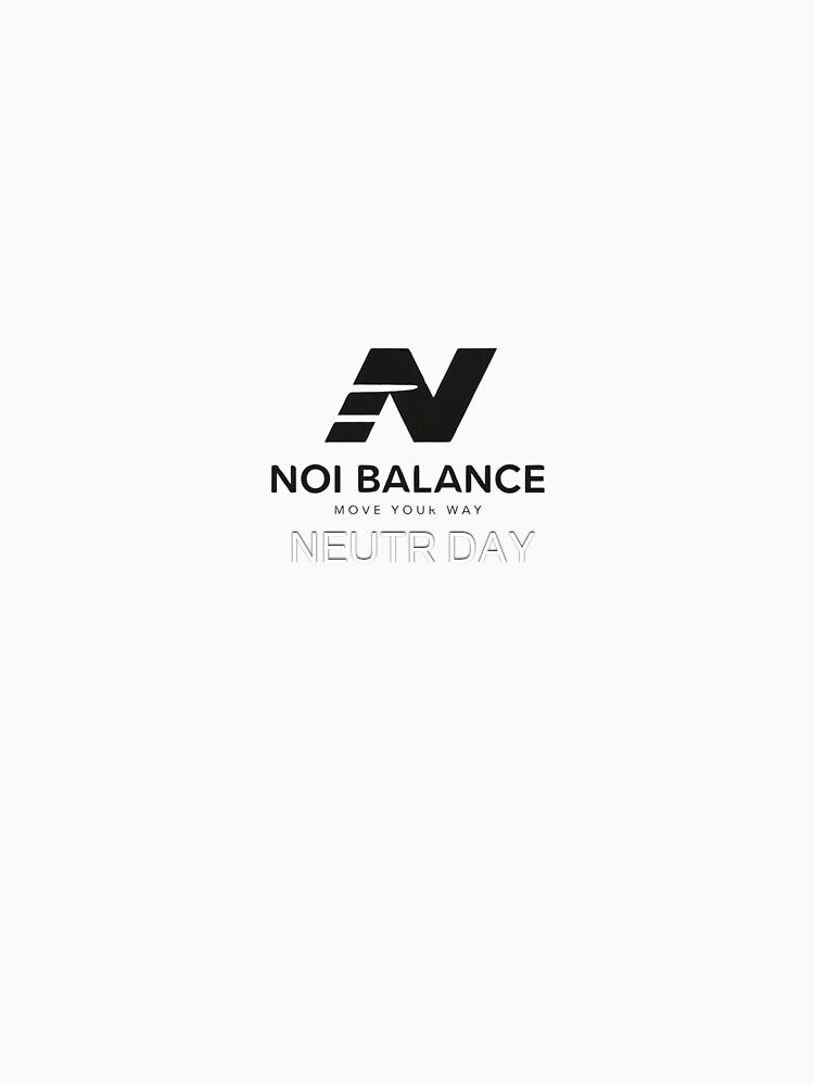 Noi Balance Multi-Color Minimal Logo T-Shirt & Hoodie – Modern Sneaker Streetwear by NEUTR DAY Sweatshirt (Image 3)