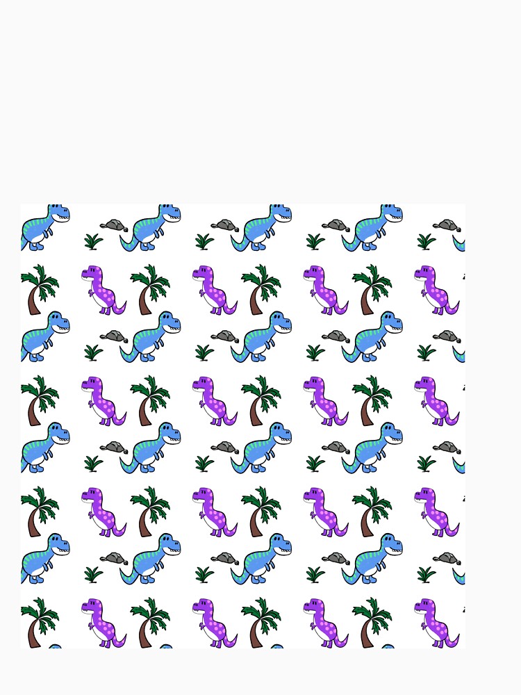 Purple and blue Dino print by Mojaniart T-Shirts, Hoodie, Sweatshirt | BlankRebels.com (Image 3)