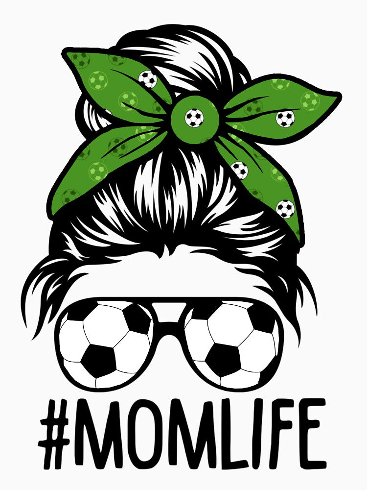 Mom Life Football Mothers Day Messy Bun by BiancaMoss51 T-Shirts, Hoodie, Sweatshirt | BlankRebels.com (Image 3)