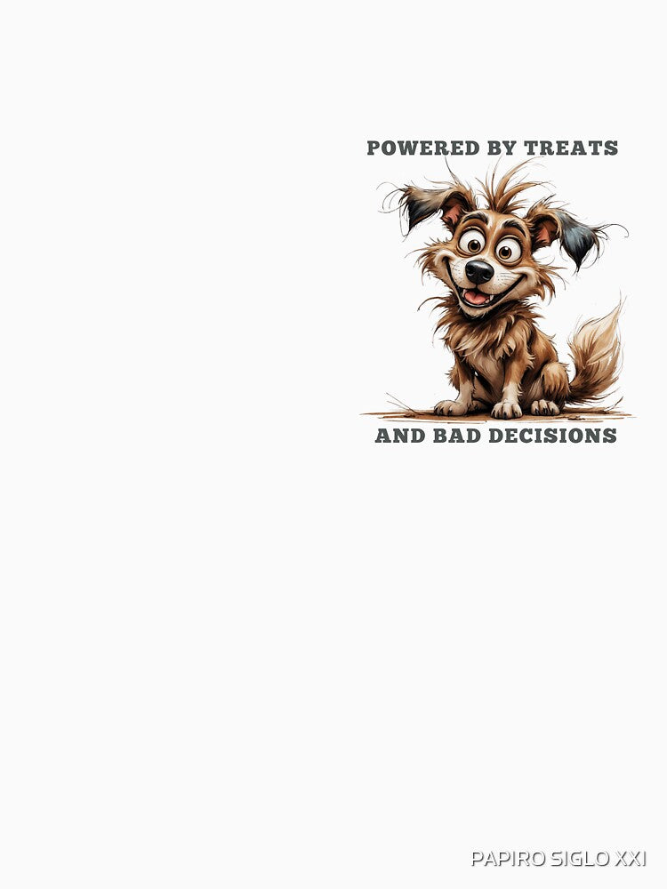 Happy Scruffy Dog – Cute Funny Puppy Illustration by PAPIRO SIGLO XXI T-Shirts, Hoodie, Sweatshirt (Image 3)