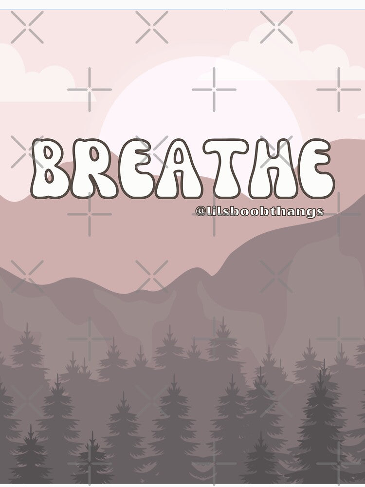 Breathe Mountain Air v2 | @lilsboobthangs by lilsboobthangs T-Shirts, Hoodie, Sweatshirt | BlankRebels.com (Image 3)