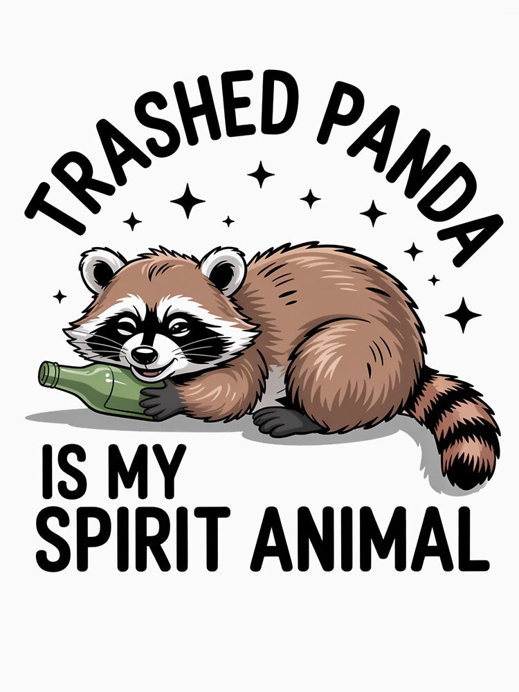 Trashed Panda Is My Spirit Animal Racoon by RayhendersonArt T-Shirts, Hoodie, Sweatshirt | BlankRebels.com (Image 3)