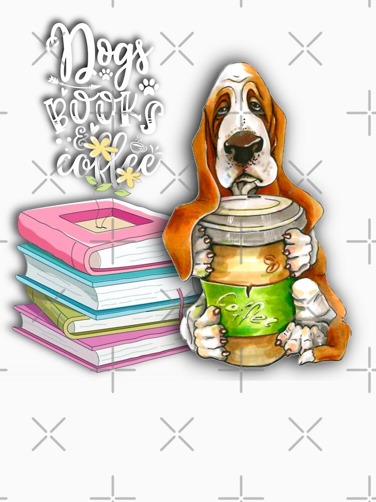 Books And Coffee And Dogs And Social Justice by Alshoalla T-Shirts, Hoodie, Sweatshirt | BlankRebels.com (Image 3)