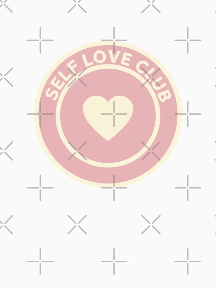 Self Love Club Pastel Heart Badge by GenzShoppingHub T-Shirts, Hoodie, Sweatshirt | BlankRebels.com (Image 3)