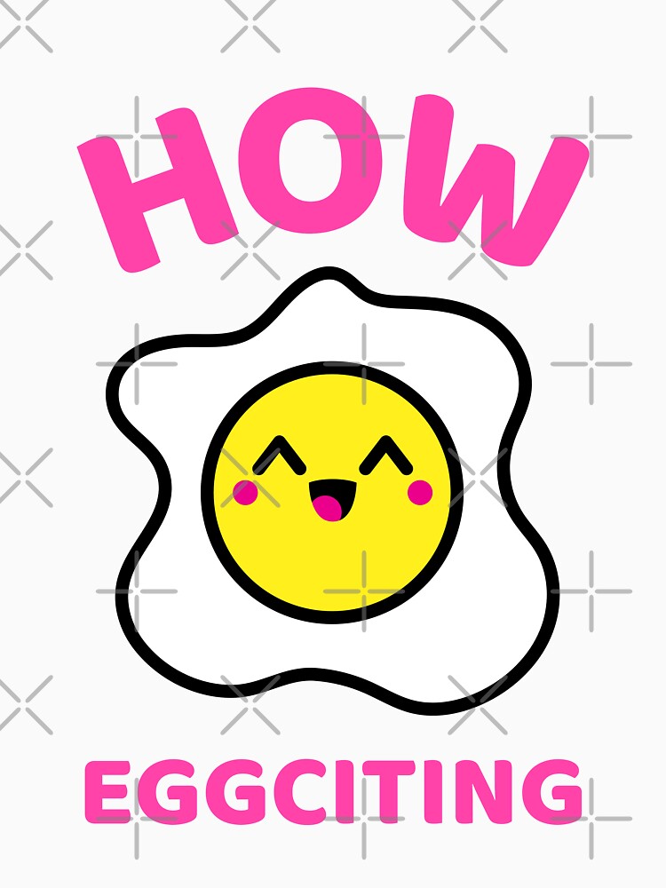 Kawaii food eggciting pun by plzLOOK