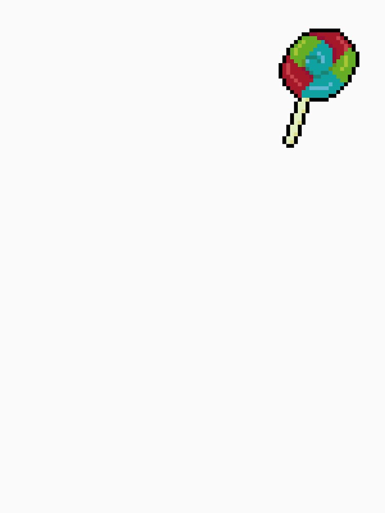 Pixel Lollipop - pixel food art by LittleFoodShop T-Shirts, Hoodie, Sweatshirt | BlankRebels.com (Image 3)