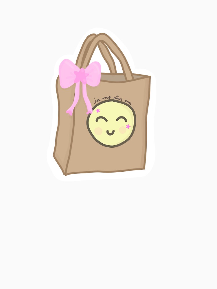 In My Star Era Tote Bag Aesthetic Sticker by Vimi Doodles