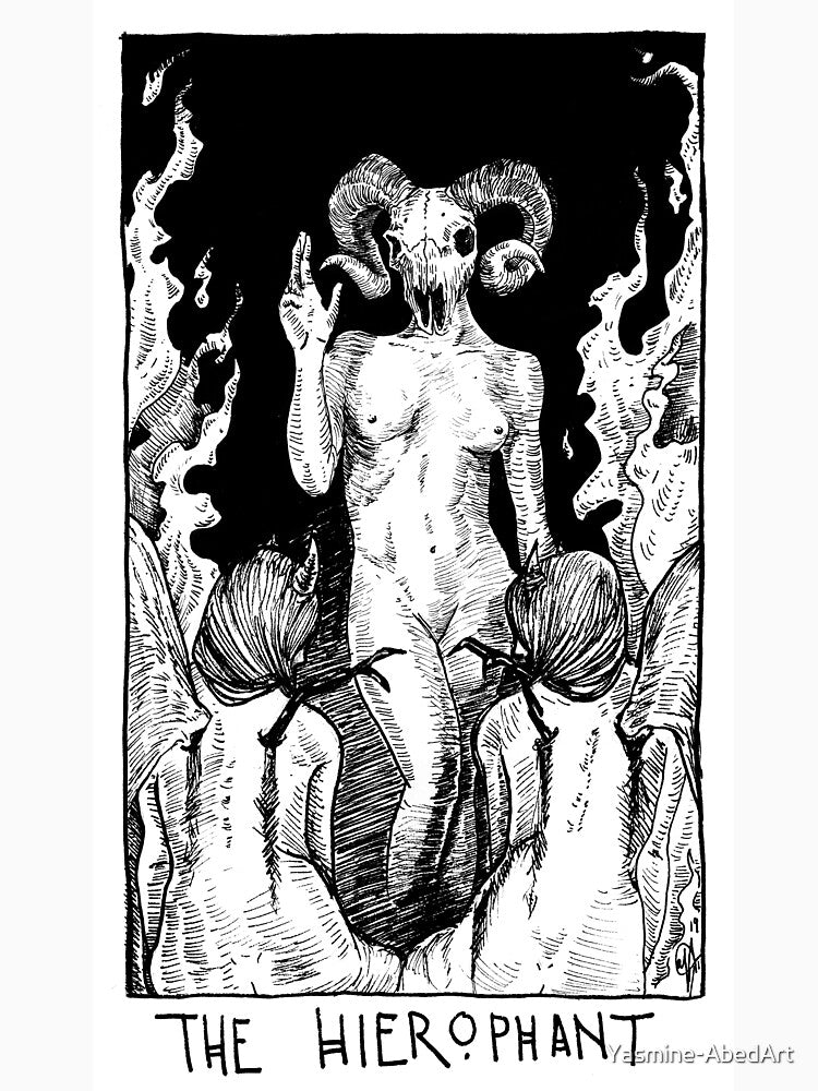 The Hierophant by Yasmine-AbedArt T-Shirts, Hoodie, Sweatshirt | BlankRebels.com (Image 3)