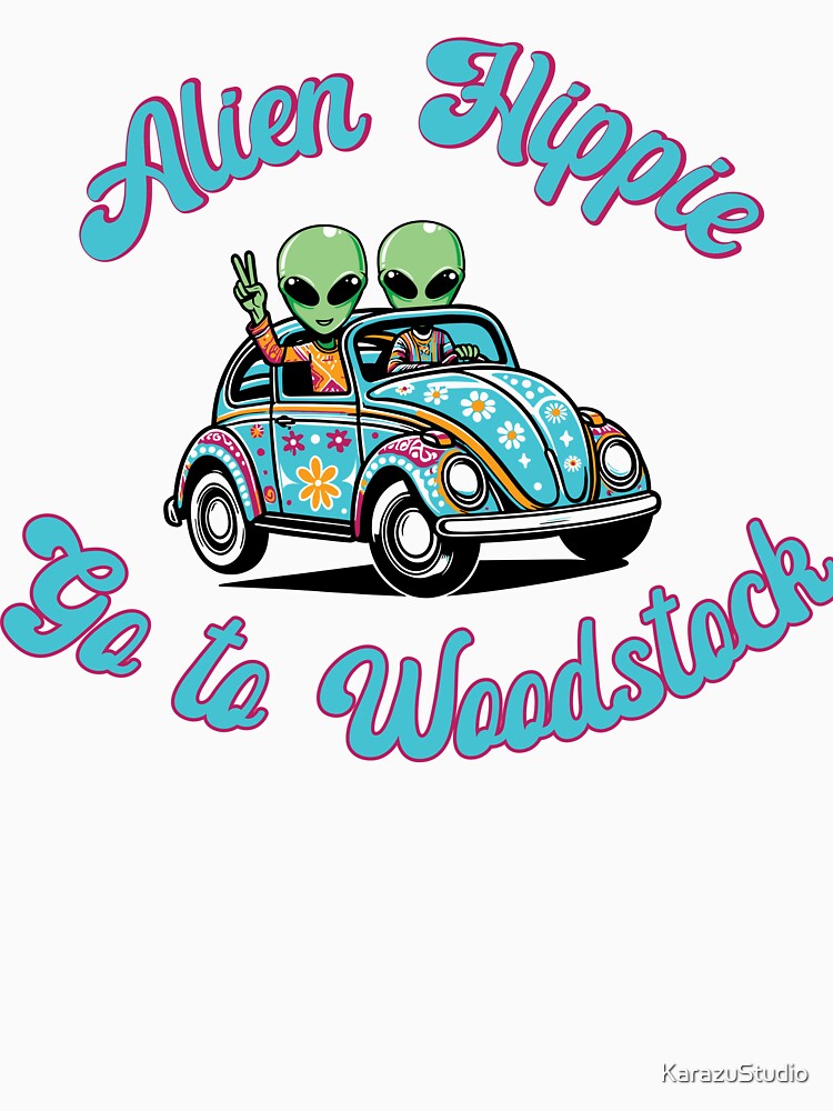 alien hippie by KarazuStudio T-Shirts, Hoodie, Sweatshirt | BlankRebels.com (Image 3)