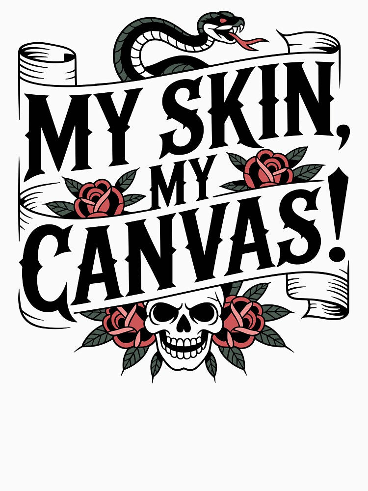 My Skin, My Canvas Tattoo Art by JPees T-Shirts, Hoodie, Sweatshirt | BlankRebels.com (Image 3)