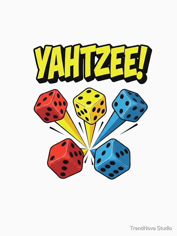 Yahtzee Dice Game by TrendNova Studio T-Shirts, Hoodie, Sweatshirt | BlankRebels.com (Image 3)