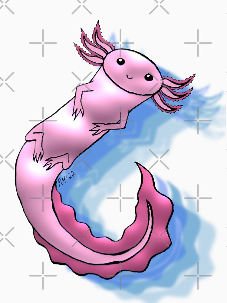 Axolotl by RayRayViolet T-Shirts, Hoodie, Sweatshirt | BlankRebels.com (Image 3)