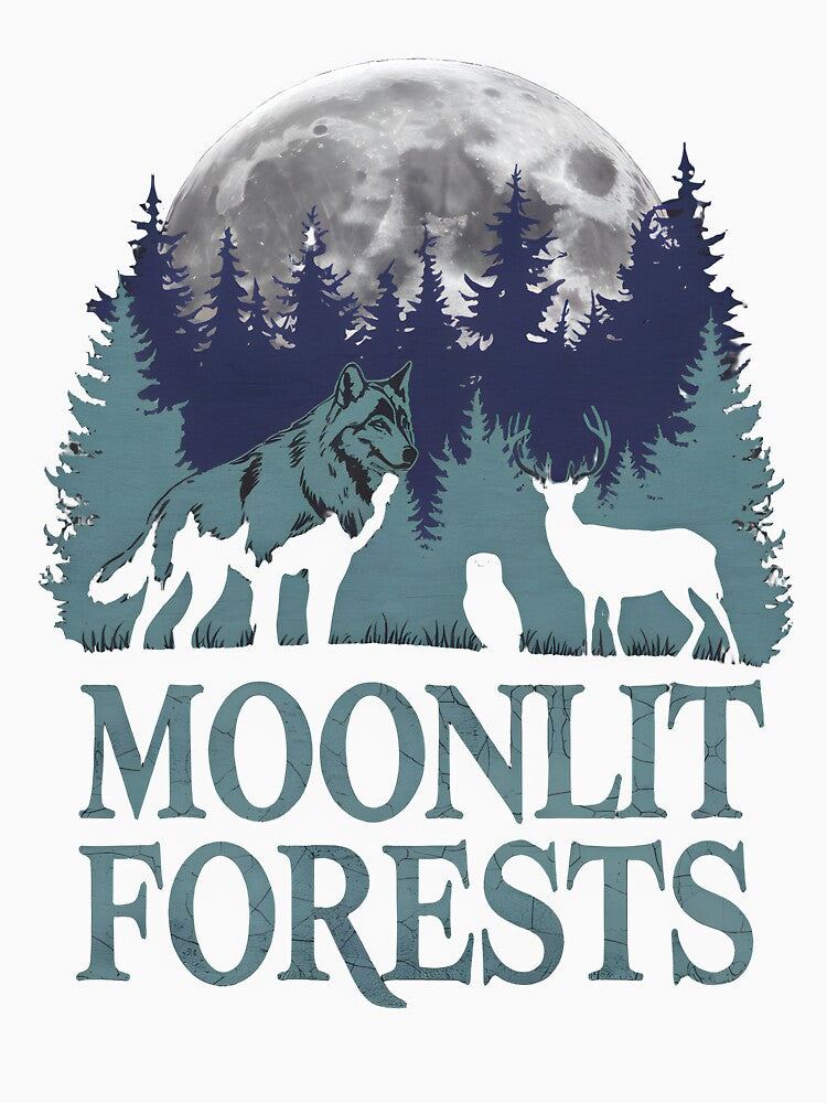 Moonlit Forests by AnamMHavan T-Shirts, Hoodie, Sweatshirt | BlankRebels.com (Image 3)
