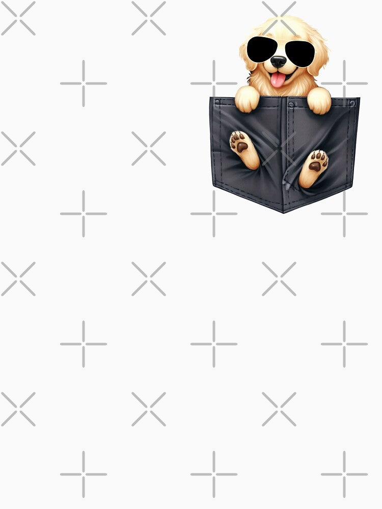 Cool Golden Retriever In The Pocket by TheAnimalZ00 T-Shirts, Hoodie, Sweatshirt | BlankRebels.com (Image 3)