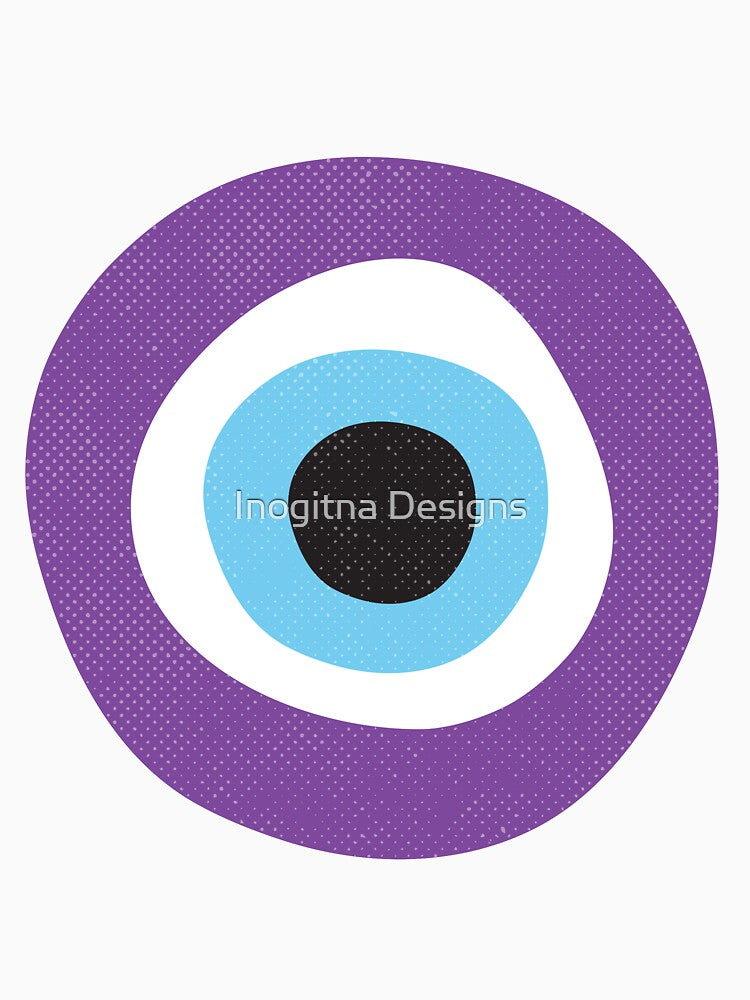 Purple Evil Eye Symbol by Inogitna Designs T-Shirts, Hoodie, Sweatshirt | BlankRebels.com (Image 3)