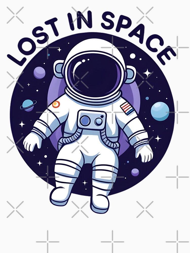 Lost In Space Astronaut Outer Space Exploration by hawai3000 T-Shirts, Hoodie, Sweatshirt | BlankRebels.com (Image 3)