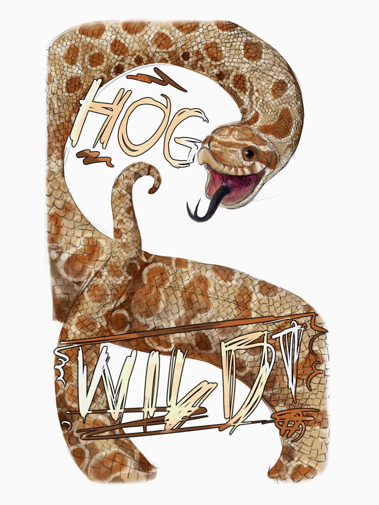 Hog Wild! Hognose Snake Shirt (Normal Low Expression Conda) T-Shirts, Hoodie, Sweatshirt
