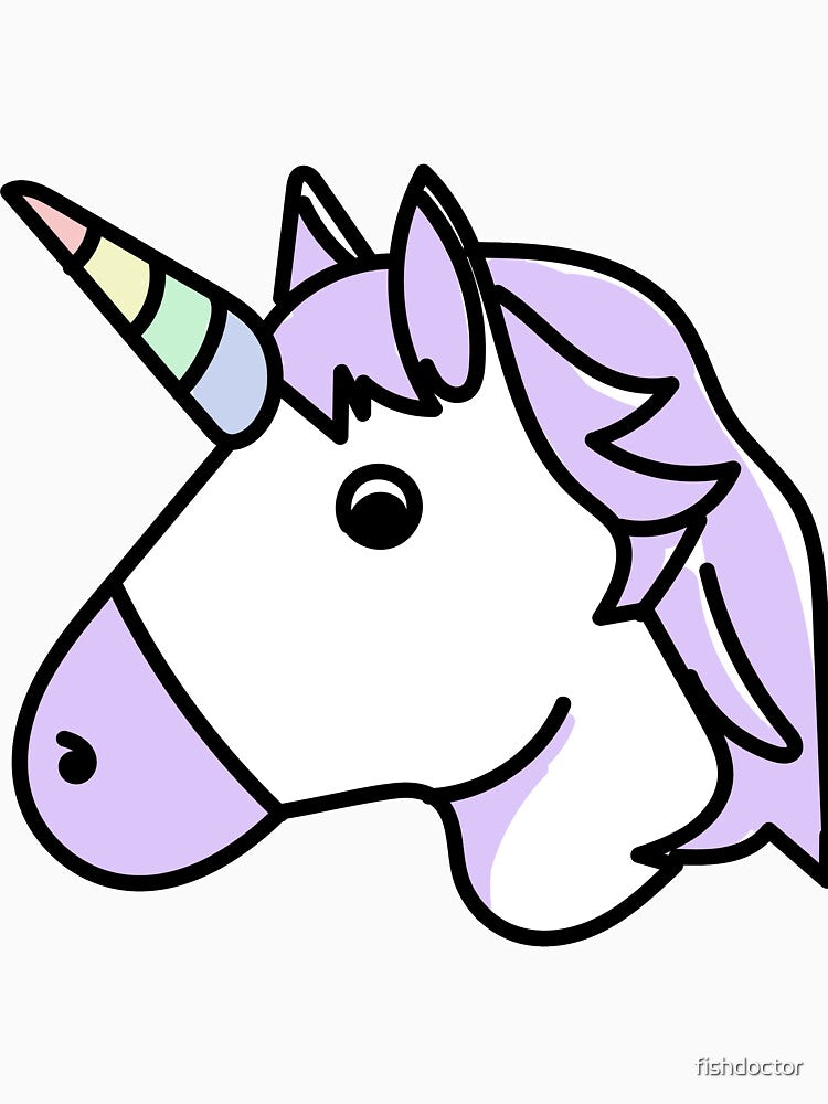 Unicorn Doodle Emoji by fishdoctor T-Shirts, Hoodie, Sweatshirt | BlankRebels.com (Image 3)
