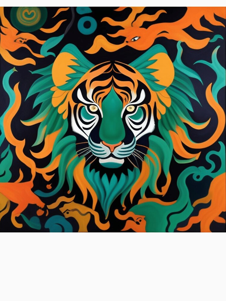 Tiger art by Roxburylane T-Shirts, Hoodie, Sweatshirt | BlankRebels.com (Image 3)