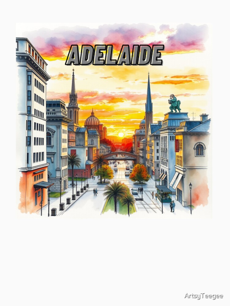 I Love Adelaide by ArtsyTeegee T-Shirts, Hoodie, Sweatshirt | BlankRebels.com (Image 3)