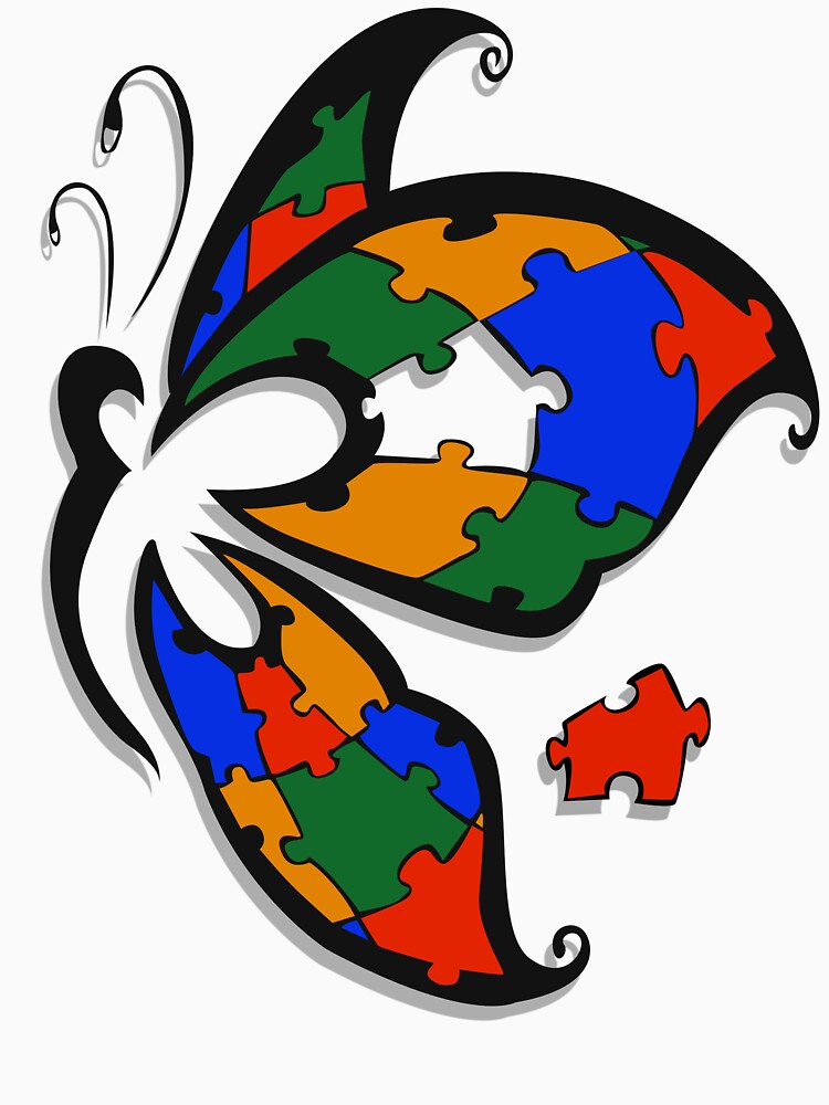 Butterfly with puzzles by esterlycanadi