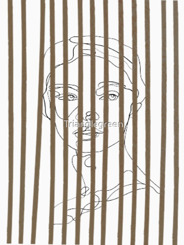 She looks from behind the bamboo curtain. by Trianglegreen T-Shirts, Hoodie, Sweatshirt | BlankRebels.com (Image 3)