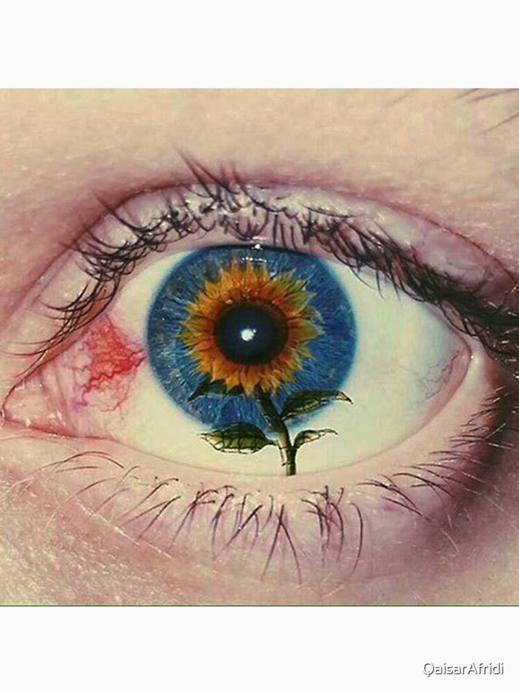 Sun Flower in The Blue Eye by QaisarAfridi T-Shirts, Hoodie, Sweatshirt | BlankRebels.com (Image 2)