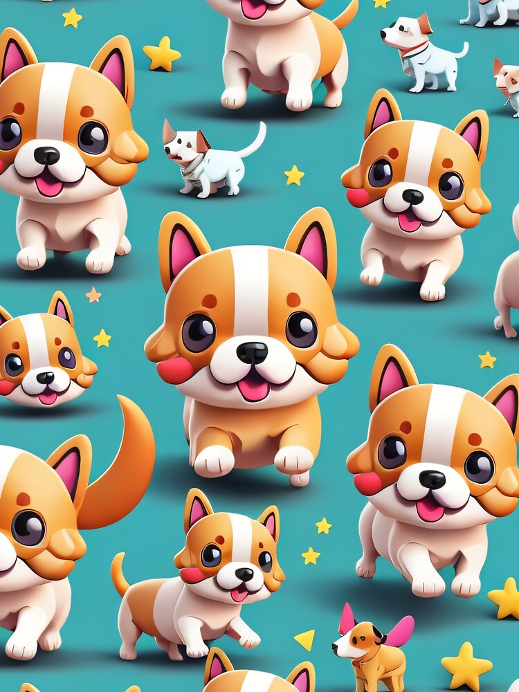 Pattern of lovely dog 7 by SpecialForceART