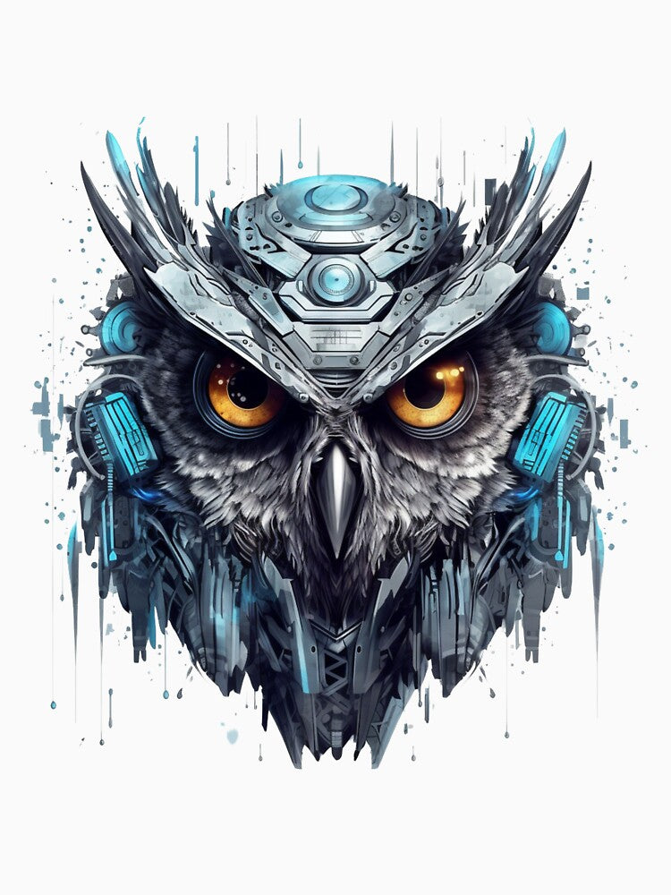 Cyberpunk Owl by Urbane Collective