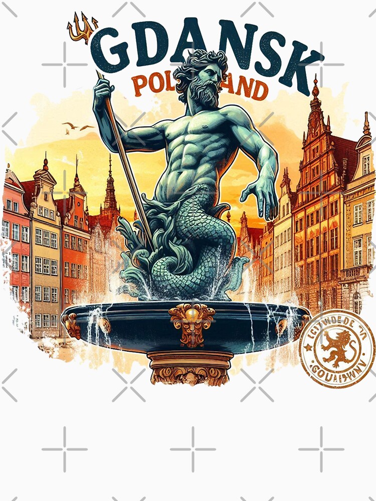 Gdansk Poland Travel Art by erkinmaddison T-Shirts, Hoodie, Sweatshirt | BlankRebels.com (Image 3)