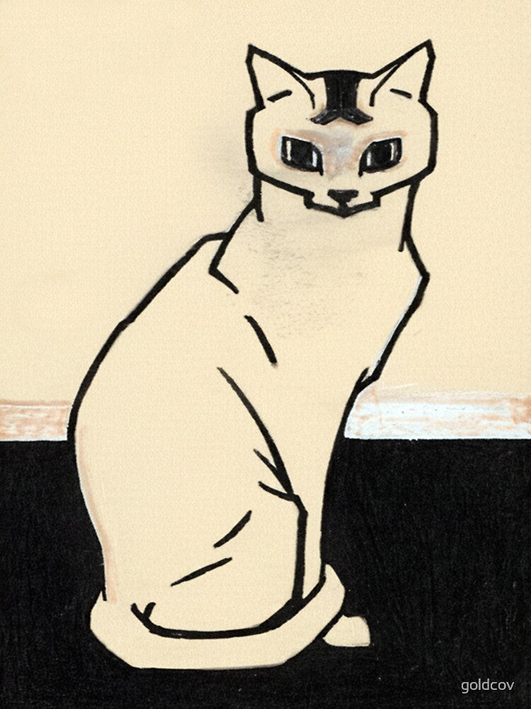 kawaii cat drawing – adorable everyday vibe by goldcov T-Shirts, Hoodie, Sweatshirt | BlankRebels.com (Image 3)