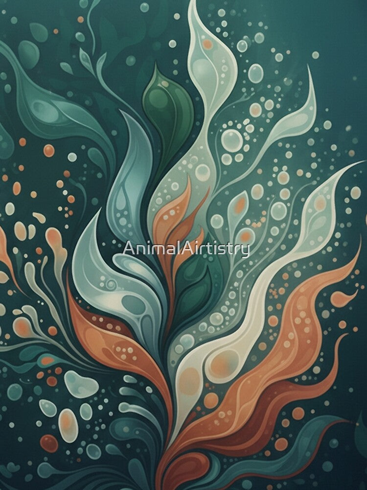 Abstract Kelp Forest Organic Marine by AnimalAirtistry T-Shirts, Hoodie, Sweatshirt | BlankRebels.com (Image 3)