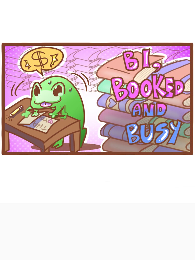 Bi, Booked & busy by Angelycjaz T-Shirts, Hoodie, Sweatshirt | BlankRebels.com (Image 2)