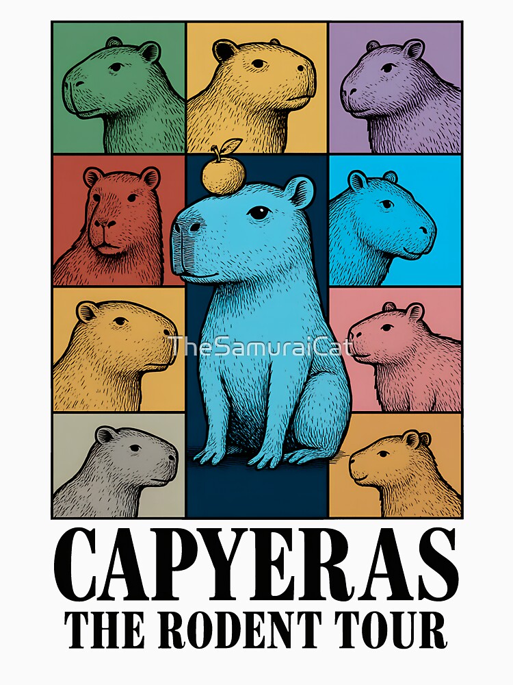 Capybara Eras Tour by TheSamuraiCat T-Shirts, Hoodie, Sweatshirt | BlankRebels.com (Image 3)
