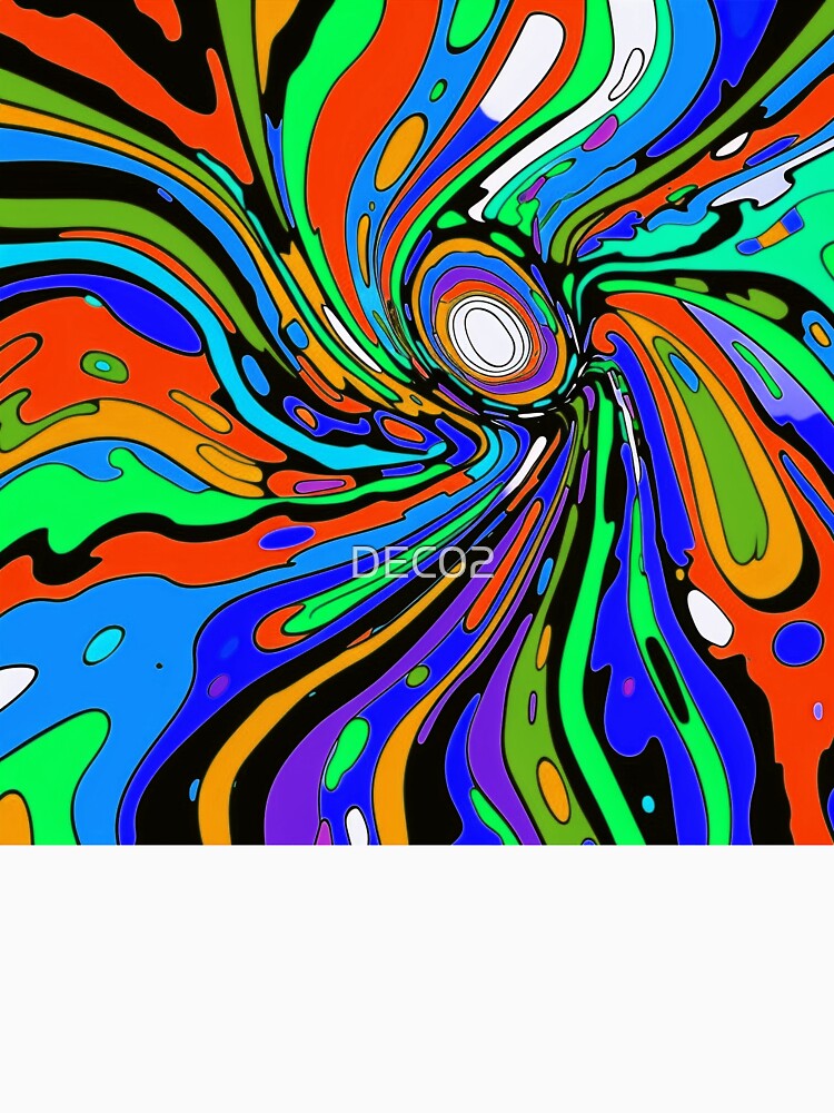 Pop Art Wild And Vibrant Colors Abstract Designs by DEC02