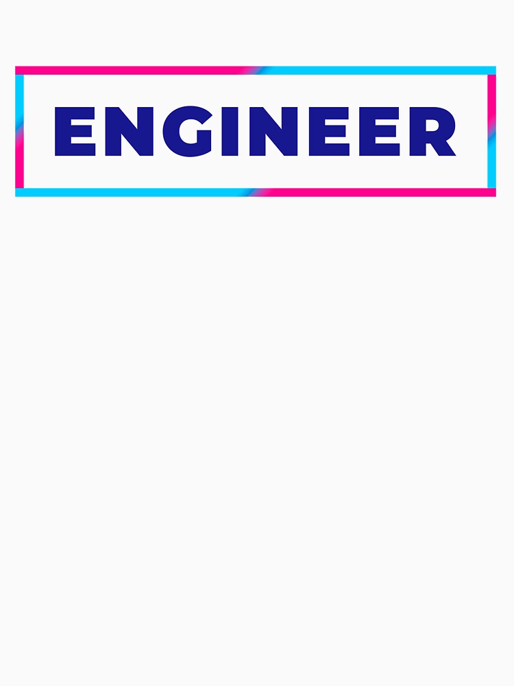 Engineer retro colorful frame by SVPOD T-Shirts, Hoodie, Sweatshirt | BlankRebels.com (Image 3)