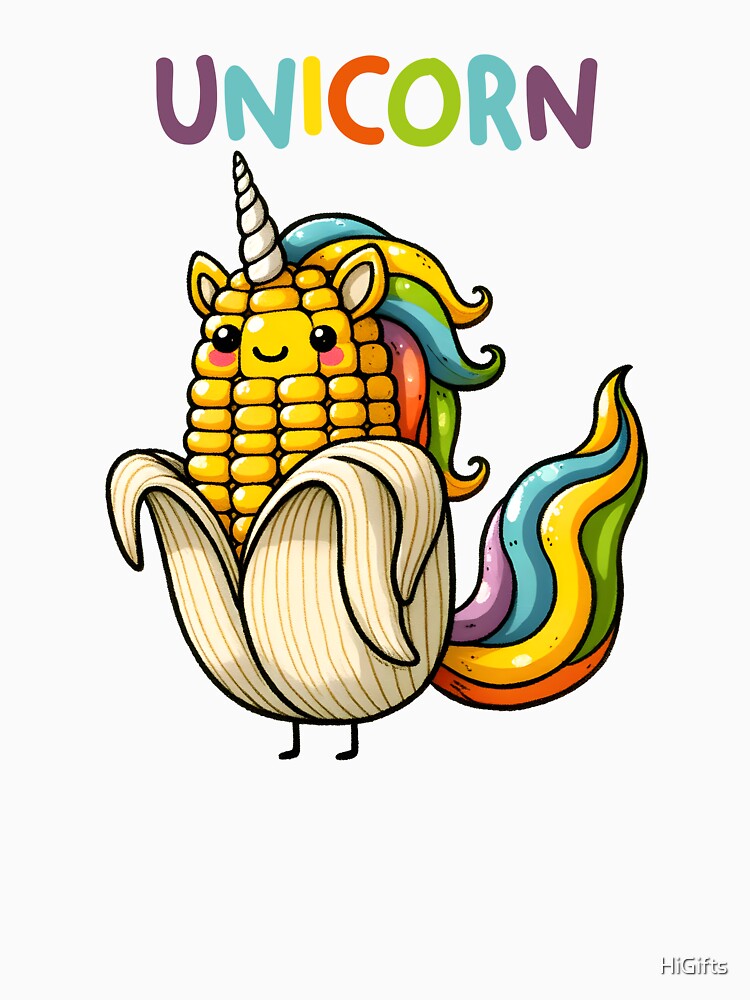 Unicorn Baby Corn Pun by HiGifts T-Shirts, Hoodie, Sweatshirt | BlankRebels.com (Image 3)