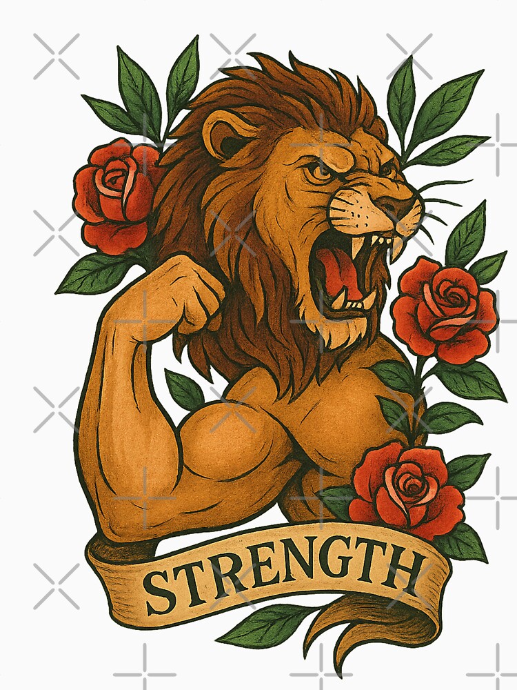 Tattoo of Strength and Power by griceyvisuals T-Shirts, Hoodie, Sweatshirt | BlankRebels.com (Image 3)