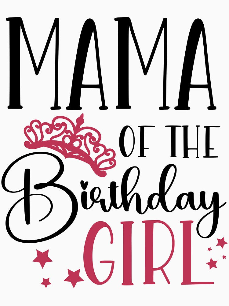 Family Matching Birthday Squad Mama of the Birthday Girl Birthday Squad Party Favors by mysticblvd T-Shirts,... (Image 3)