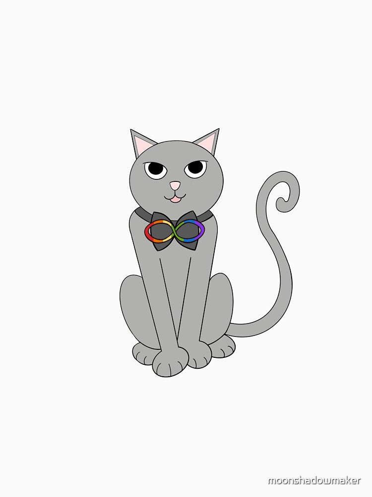 Neurodivergent Cat by moonshadowmaker T-Shirts, Hoodie, Sweatshirt | BlankRebels.com (Image 3)