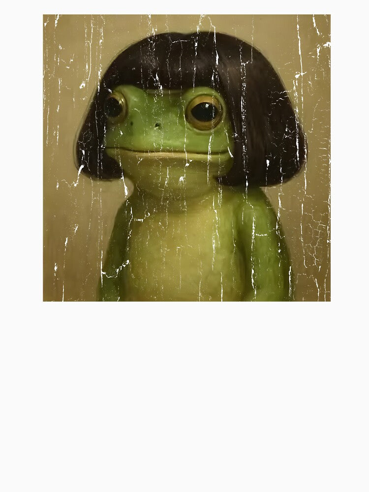 Frog Face With Bob Haircut Meme by passantpossi T-Shirts, Hoodie, Sweatshirt | BlankRebels.com (Image 3)