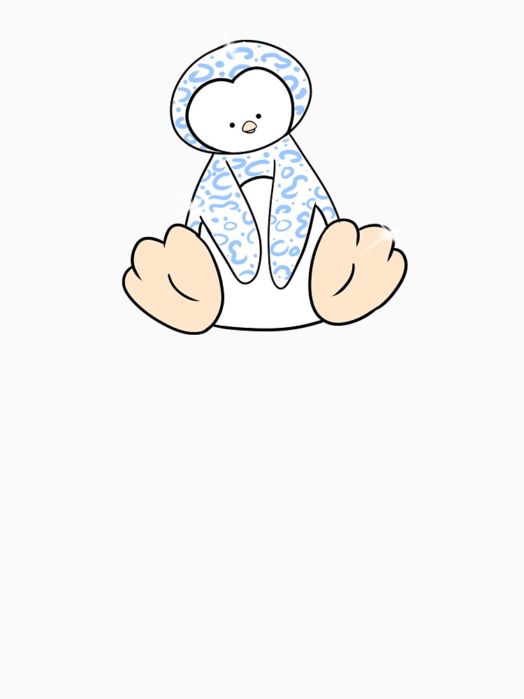 Animal Print Penguin (blue cheetah) by gross-girl99 T-Shirts, Hoodie, Sweatshirt | BlankRebels.com (Image 3)