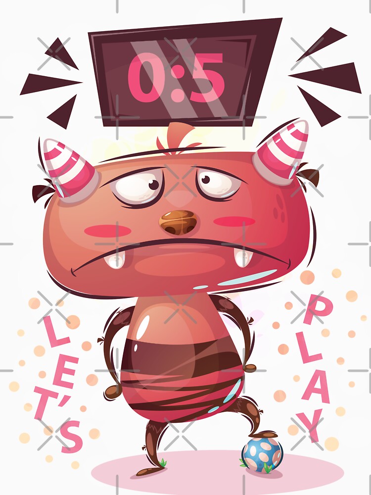 Pink Monster Let's Play Soccer by ProjectX23