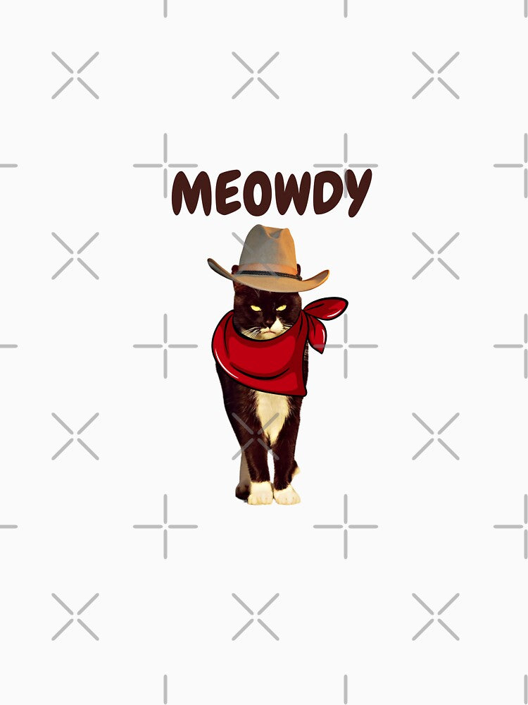 Cowboy Cat - Meowdy | Cat Wearing a Cowboy Hat by Garden of Meows T-Shirts, Hoodie, Sweatshirt | BlankRebels.com (Image 3)